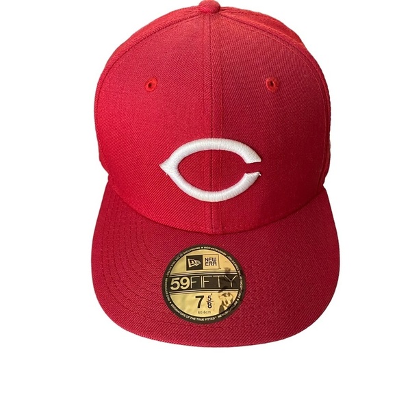 Cincinnati Reds ‘90 World Series 59Fifty New Era Cooperstown Hat Cap Sz 7 5/8 - Picture 1 of 6
